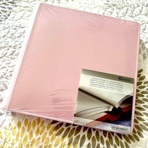 Creative Memories pink leatherette album cover set.